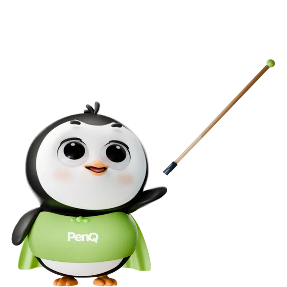 PenQ pointing the way